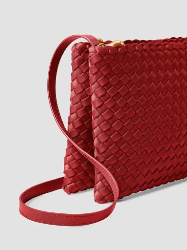 NAGHEDI Women's Soho Envelope Crossbody Bag - Rosso | Thumbnail 5 NAGHEDI Women's Soho Envelope Crossbody Bag - Rosso | Thumbnail 5