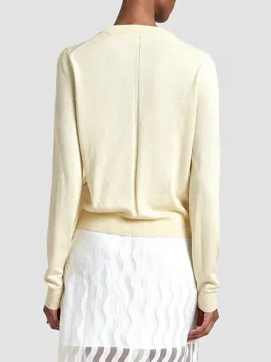 La Ligne Women's Ben Cardigan - Butter | Thumbnail 4 La Ligne Women's Ben Cardigan - Butter | Thumbnail 4
