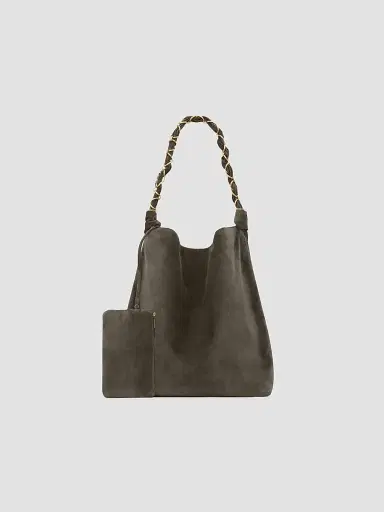 Saint Laurent Women's Amalia in Suede Shoulder Bag | Thumbnail 5 Saint Laurent Women's Amalia in Suede Shoulder Bag | Thumbnail 5
