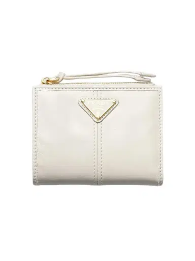 Prada Women's Leather Wallet - White | Thumbnail 1 Prada Women's Leather Wallet - White | Thumbnail 1
