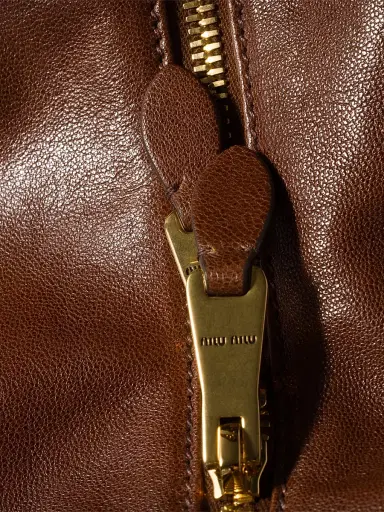 Miu Miu Women's Spirit Nappa Leather Shoulder Bag | Thumbnail 5 Miu Miu Women's Spirit Nappa Leather Shoulder Bag | Thumbnail 5