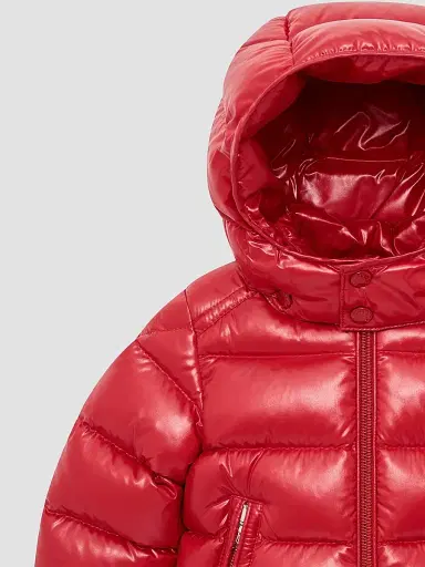 Moncler Baby Boy's & Little Boy's Maya Puffer Jacket - Bright Red | Thumbnail 4 Moncler Baby Boy's & Little Boy's Maya Puffer Jacket - Bright Red | Thumbnail 4