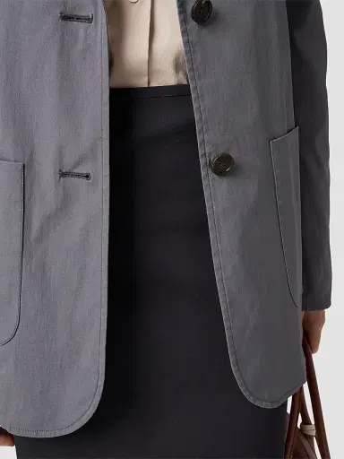 Miu Miu Women's Stretch Poplin Skirt - Black | Thumbnail 5 Miu Miu Women's Stretch Poplin Skirt - Black | Thumbnail 5