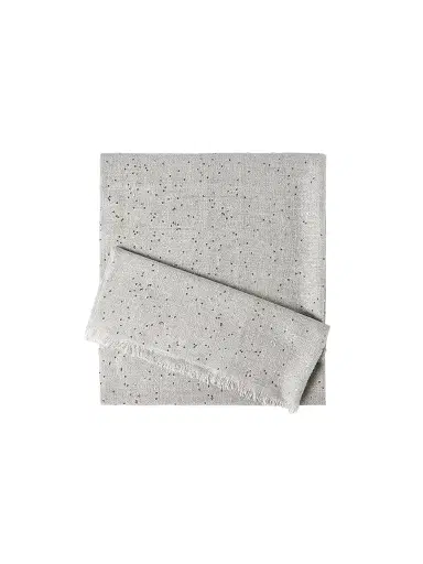Brunello Cucinelli Women's Cashmere and Silk Diamond Yarn Scarf - Light Grey | Thumbnail 1 Brunello Cucinelli Women's Cashmere and Silk Diamond Yarn Scarf - Light Grey | Thumbnail 1