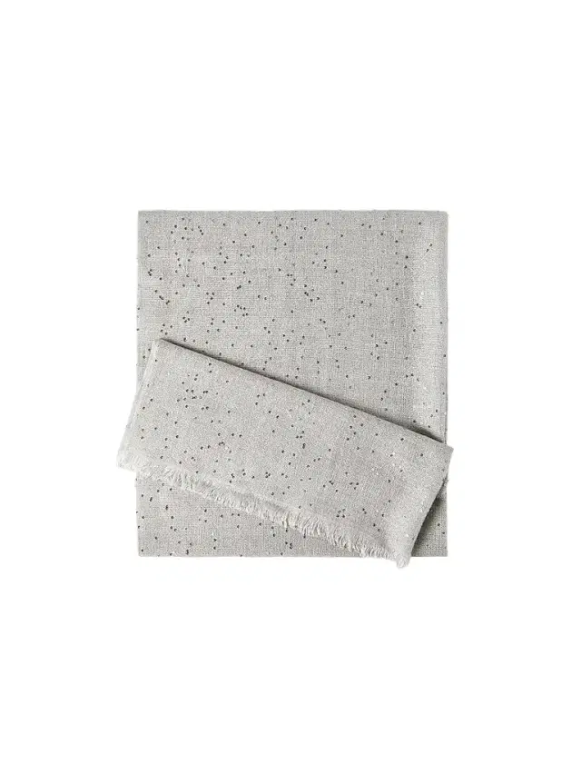 Women's Cashmere and Silk Diamond Yarn Scarf - Light Grey Women's Cashmere and Silk Diamond Yarn Scarf - Light Grey