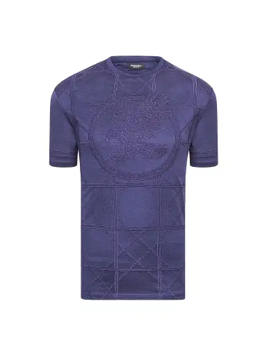 Stefano Ricci Men's Embroidered Cotton T-Shirt | Thumbnail 1 Stefano Ricci Men's Embroidered Cotton T-Shirt | Thumbnail 1