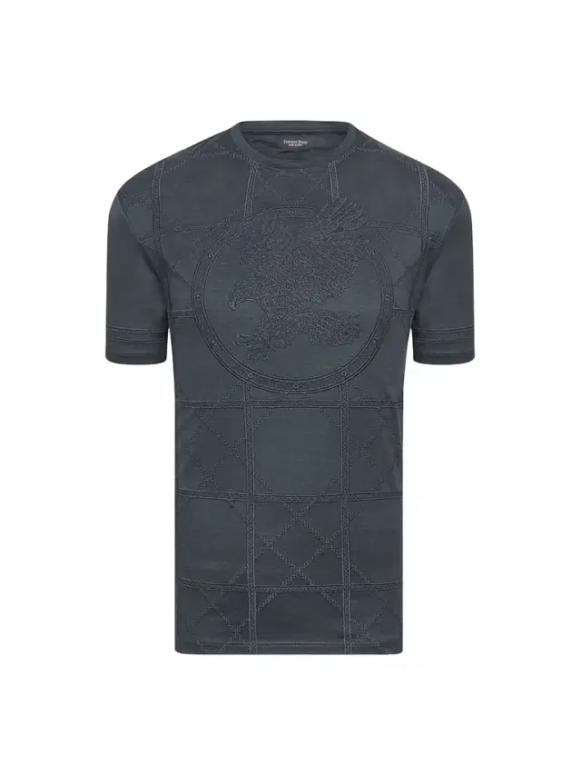 Men's Embroidered Cotton T-Shirt Men's Embroidered Cotton T-Shirt