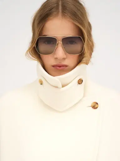 Chloé Oversized short coat in wool | Thumbnail 6 Chloé Oversized short coat in wool | Thumbnail 6