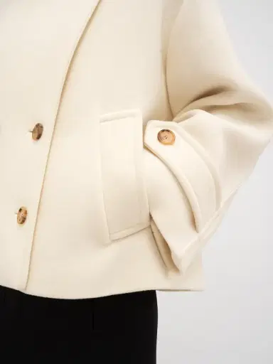 Chloé Oversized short coat in wool | Thumbnail 7 Chloé Oversized short coat in wool | Thumbnail 7