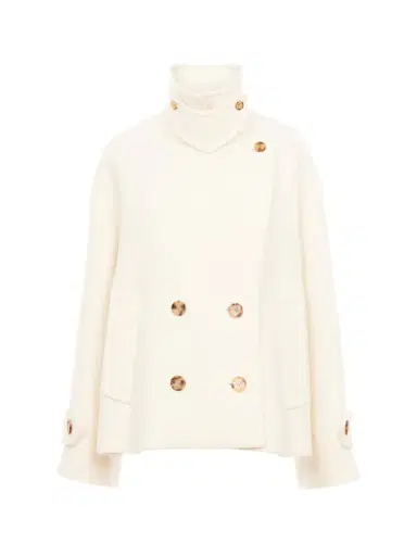 Chloé Oversized short coat in wool | Thumbnail 1 Chloé Oversized short coat in wool | Thumbnail 1