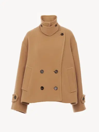 Chloé Oversized short coat in wool | Thumbnail 2 Chloé Oversized short coat in wool | Thumbnail 2