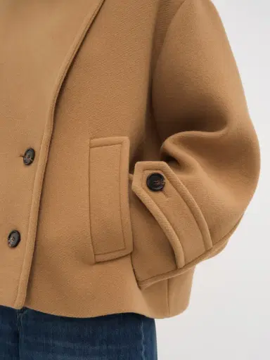 Chloé Oversized short coat in wool | Thumbnail 7 Chloé Oversized short coat in wool | Thumbnail 7