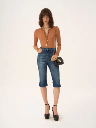 Chloé Henley shirt in superfine wool knit | Thumbnail 3 Chloé Henley shirt in superfine wool knit | Thumbnail 3