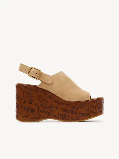 Chloé Maxime wedge sandal | Thumbnail 2 Chloé Maxime wedge sandal | Thumbnail 2