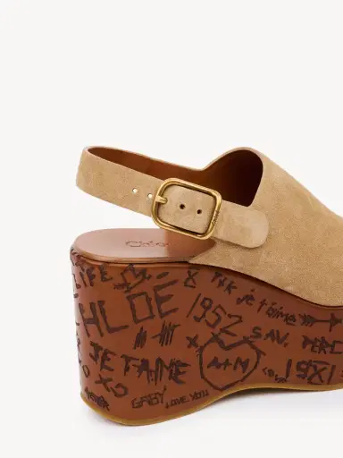 Chloé Maxime wedge sandal | Thumbnail 7 Chloé Maxime wedge sandal | Thumbnail 7