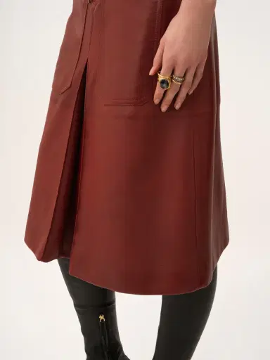 Chloé Knee-length skirt in leather | Thumbnail 7 Chloé Knee-length skirt in leather | Thumbnail 7