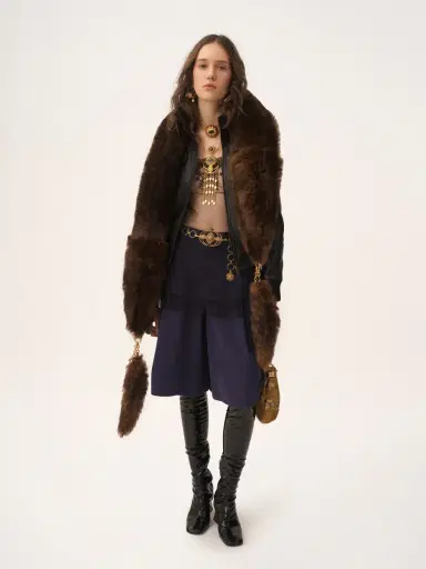 Chloé Short blouson in leather | Thumbnail 3 Chloé Short blouson in leather | Thumbnail 3