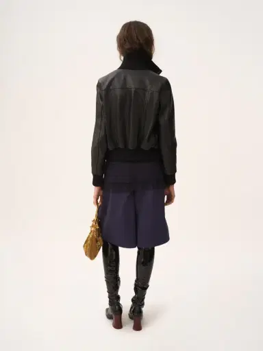 Chloé Short blouson in leather | Thumbnail 5 Chloé Short blouson in leather | Thumbnail 5