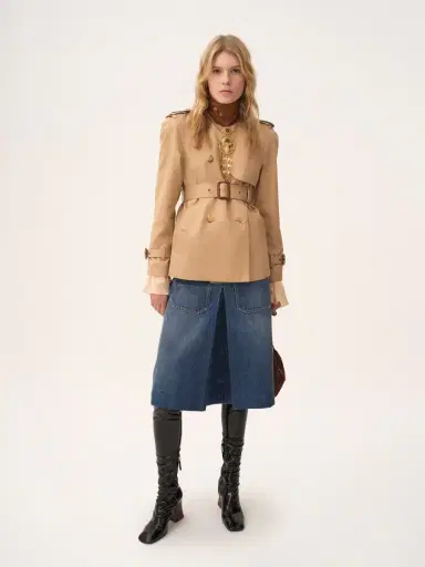 Chloé Knee-length skirt in denim | Thumbnail 7 Chloé Knee-length skirt in denim | Thumbnail 7