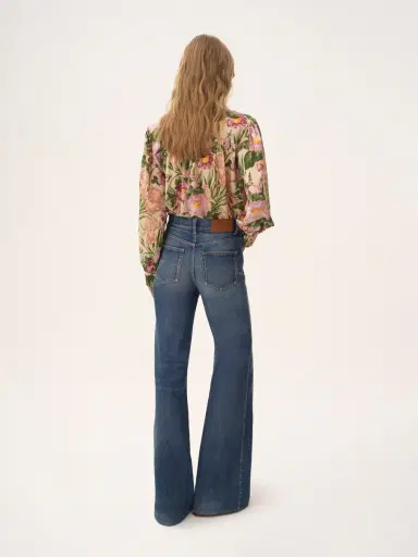 Chloé Maxi gathered lavallière blouse in crêpe de chine | Thumbnail 5 Chloé Maxi gathered lavallière blouse in crêpe de chine | Thumbnail 5