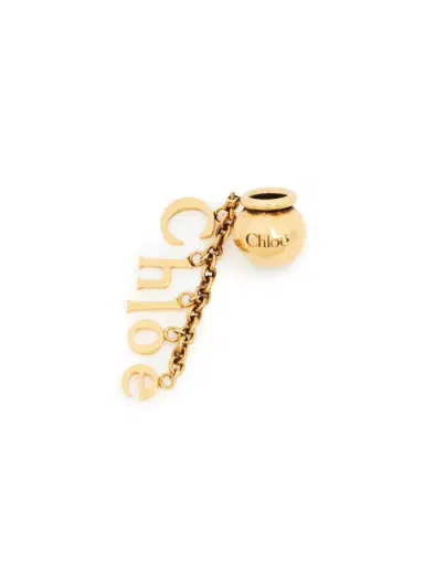 Chloé Sphere Chloé Letters Dice charm for Bracelet bag in brass | Thumbnail 2 Chloé Sphere Chloé Letters Dice charm for Bracelet bag in brass | Thumbnail 2