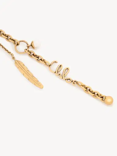 Chloé Chloé Symbols Flower bag charm in raffia & brass | Thumbnail 3 Chloé Chloé Symbols Flower bag charm in raffia & brass | Thumbnail 3