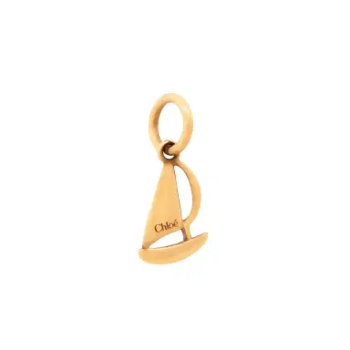 Chloé Alphabet Boat charm in brass | Thumbnail 1 Chloé Alphabet Boat charm in brass | Thumbnail 1