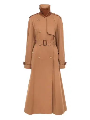 Chloé Long trench coat in cotton gabardine | Thumbnail 2 Chloé Long trench coat in cotton gabardine | Thumbnail 2