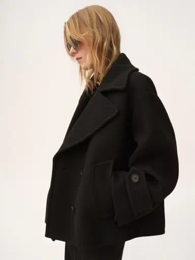 Chloé Oversized short coat in wool | Thumbnail 6 Chloé Oversized short coat in wool | Thumbnail 6