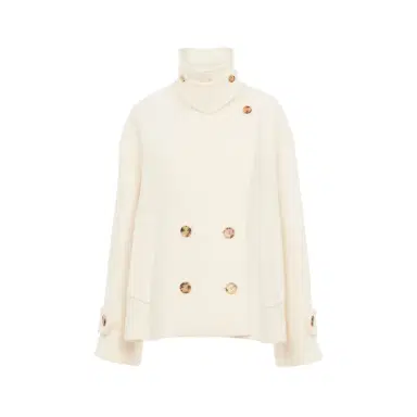 Chloé Oversized short coat in wool | Thumbnail 1 Chloé Oversized short coat in wool | Thumbnail 1
