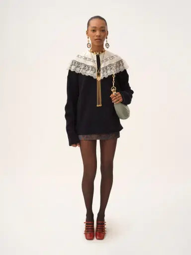 Chloé Logo sweater in a wool & cashmere knit | Thumbnail 3 Chloé Logo sweater in a wool & cashmere knit | Thumbnail 3
