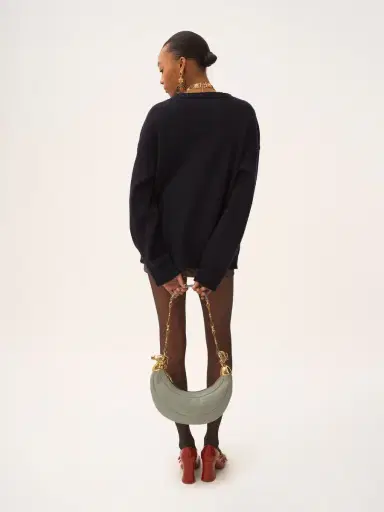 Chloé Logo sweater in a wool & cashmere knit | Thumbnail 5 Chloé Logo sweater in a wool & cashmere knit | Thumbnail 5