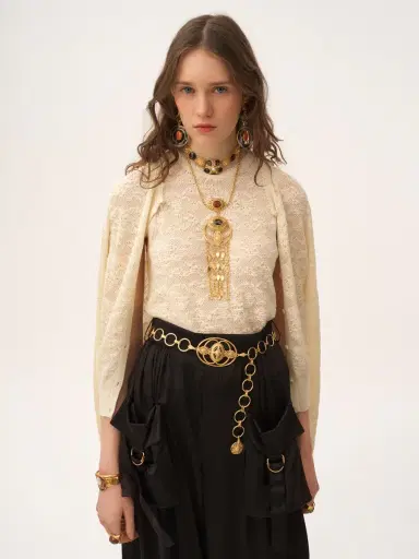 Chloé Twin set in cotton-silk knit | Thumbnail 4 Chloé Twin set in cotton-silk knit | Thumbnail 4