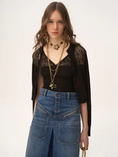 Chloé Twin set in cotton knit | Thumbnail 4 Chloé Twin set in cotton knit | Thumbnail 4