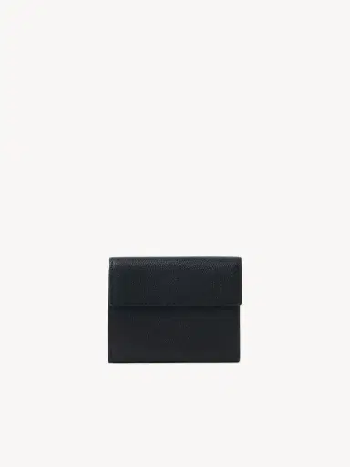 Chloé Small Chloé Charms tri-fold wallet in grained leather | Thumbnail 4 Chloé Small Chloé Charms tri-fold wallet in grained leather | Thumbnail 4