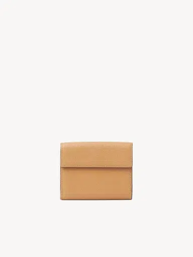 Chloé Small Chloé Charms tri-fold wallet in grained leather | Thumbnail 4 Chloé Small Chloé Charms tri-fold wallet in grained leather | Thumbnail 4