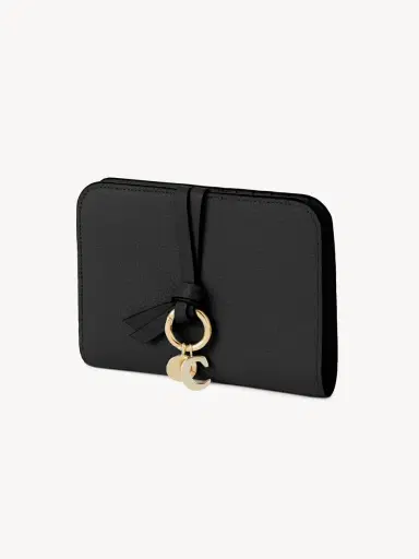 Chloé Alphabet bi-fold wallet in grained leather | Thumbnail 3 Chloé Alphabet bi-fold wallet in grained leather | Thumbnail 3