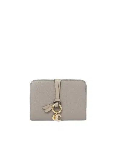 Chloé Alphabet bifold wallet in grained leather | Thumbnail 1 Chloé Alphabet bifold wallet in grained leather | Thumbnail 1