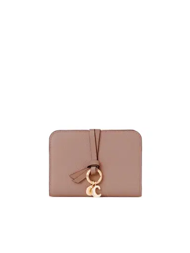 Chloé Alphabet bi-fold wallet in grained leather | Thumbnail 2 Chloé Alphabet bi-fold wallet in grained leather | Thumbnail 2