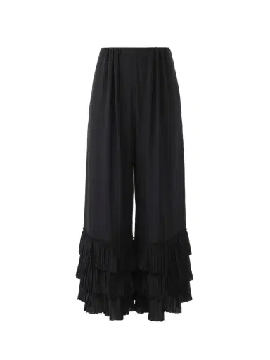 Chloé Fluid wide-leg pants in crêpe de chine | Thumbnail 2 Chloé Fluid wide-leg pants in crêpe de chine | Thumbnail 2