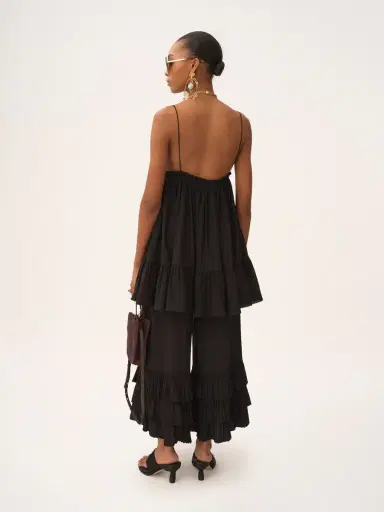 Chloé Fluid wide-leg pants in crêpe de chine | Thumbnail 5 Chloé Fluid wide-leg pants in crêpe de chine | Thumbnail 5