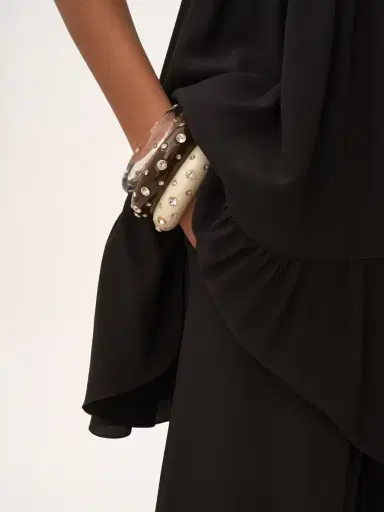 Chloé Fluid wide-leg pants in crêpe de chine | Thumbnail 6 Chloé Fluid wide-leg pants in crêpe de chine | Thumbnail 6