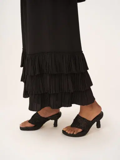 Chloé Fluid wide-leg pants in crêpe de chine | Thumbnail 7 Chloé Fluid wide-leg pants in crêpe de chine | Thumbnail 7