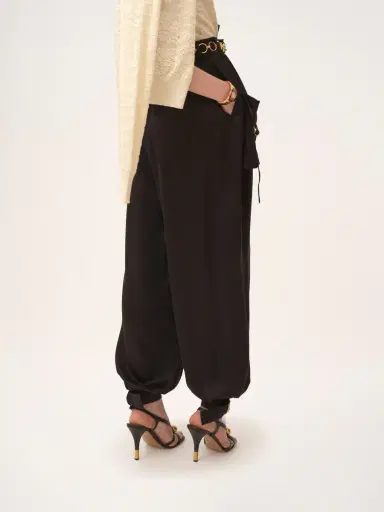 Chloé Fluid cargo pants in silk satin | Thumbnail 5 Chloé Fluid cargo pants in silk satin | Thumbnail 5