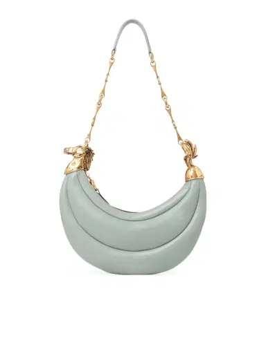 Chloé Chain Horse shoulder bag in grained leather | Thumbnail 2 Chloé Chain Horse shoulder bag in grained leather | Thumbnail 2