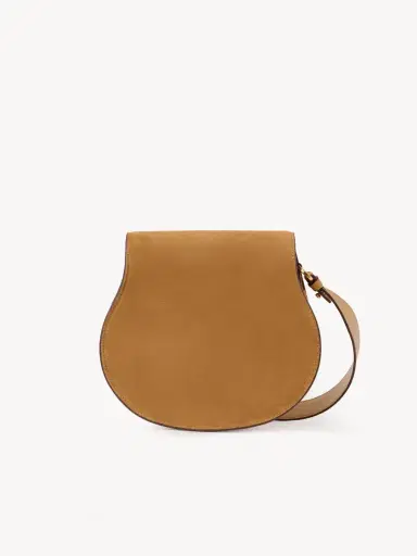 Chloé Marcie saddle bag in suede leather | Thumbnail 4 Chloé Marcie saddle bag in suede leather | Thumbnail 4