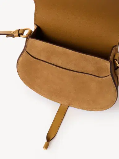 Chloé Marcie saddle bag in suede leather | Thumbnail 5 Chloé Marcie saddle bag in suede leather | Thumbnail 5