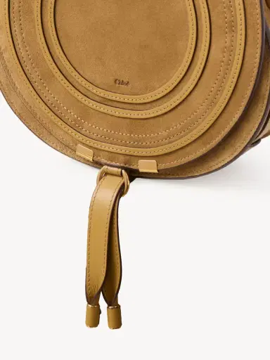 Chloé Marcie saddle bag in suede leather | Thumbnail 6 Chloé Marcie saddle bag in suede leather | Thumbnail 6
