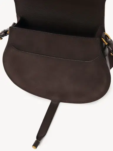 Chloé Marcie saddle bag in suede leather | Thumbnail 6 Chloé Marcie saddle bag in suede leather | Thumbnail 6