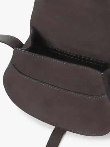Chloé Small Marcie saddle bag in suede leather | Thumbnail 5 Chloé Small Marcie saddle bag in suede leather | Thumbnail 5